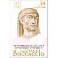 Italy 2 euro BU 2013 - 700TH BIRTHDAY OF GIOVANNI BOCCACCIO