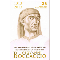 Itaalia 2 euro BU 2013 – GIOVANNI BOCCACCIO 700. SÜNNIPÄEV