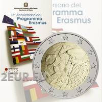 Itaalia 2 euro BU 2022 – 35 aastat Erasmuse programmi