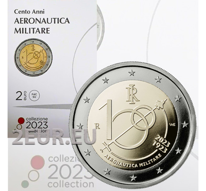 Italy 2 euro BU 2023 - 100 Years of the Italian Air Force