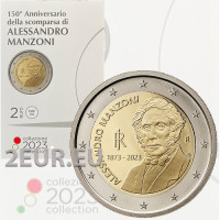 Itaalia 2 euro BU 2023 – Alessandro Manzoni surma 150. aastapäev