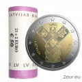 Latvia 2 euro UNC roll 2018 - 100th Anniversary of the Independence of the Baltic States