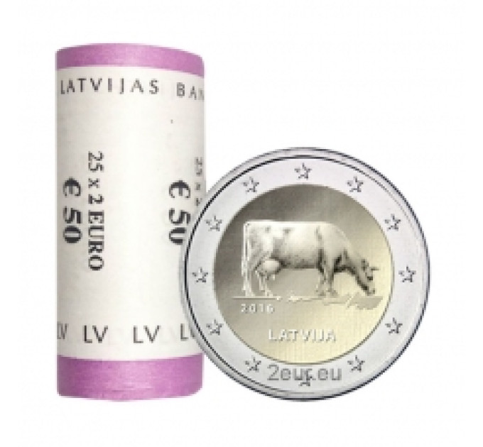 Latvia 2 euro UNC roll 2016 - Agriculture of Latvia
