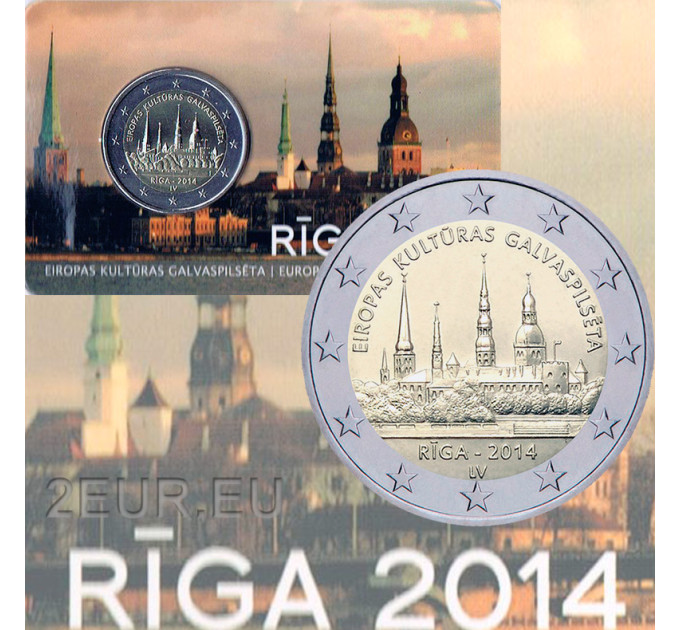 Latvia 2 euro BU 2014 - Riga - European capital of culture