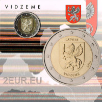 Latvia 2 euro BU 2016 - Vidzeme