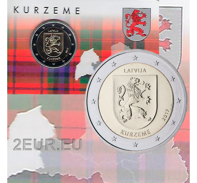 Latvia 2 euro BU 2017 - Kurzeme