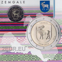 Läti 2 eurot BU 2018 - Zemgale  