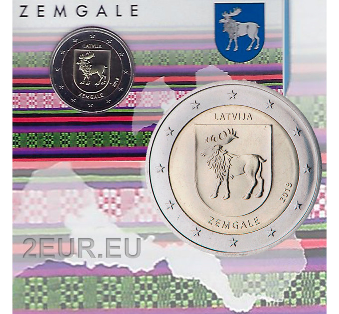 Latvia 2 euro BU 2018 - Zemgale