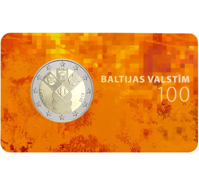Latvia 2 euro BU 2018 - 100 Years of Independence of the Baltic States