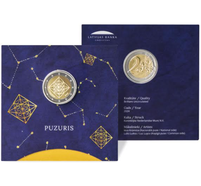 Latvia 2 euro BU 2024 - Puzuris