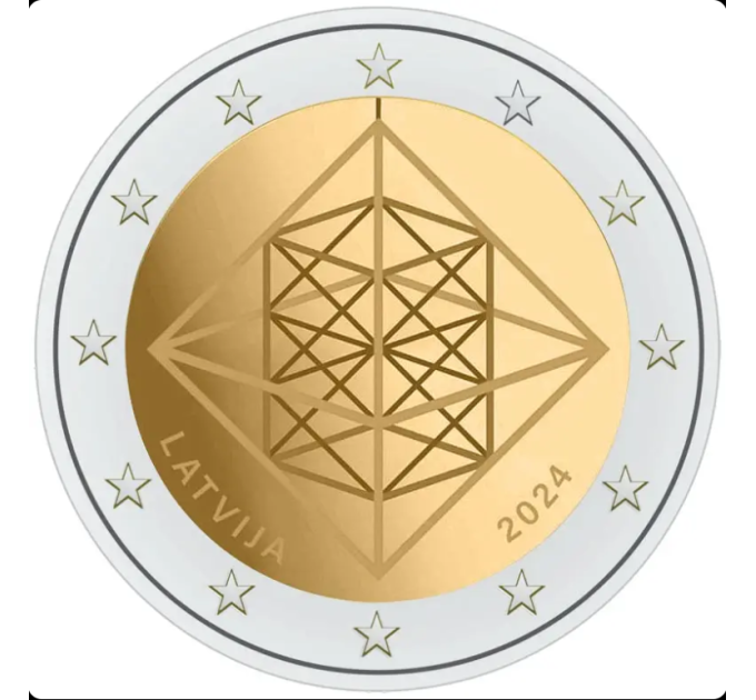 Latvia 2 euro UNC 2024 - Puzuris