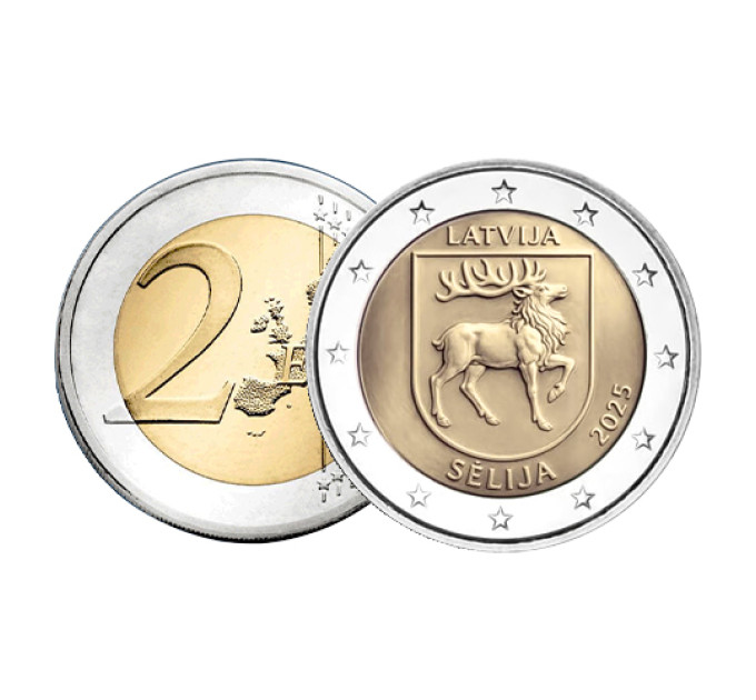 Latvia 2 euro UNC 2025 - Sēlija