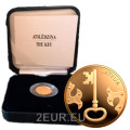 Latvia 5 euro gold proof 2021 - The Key
