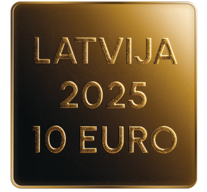 Latvia 5 euro gold proof 2025 - Our Land