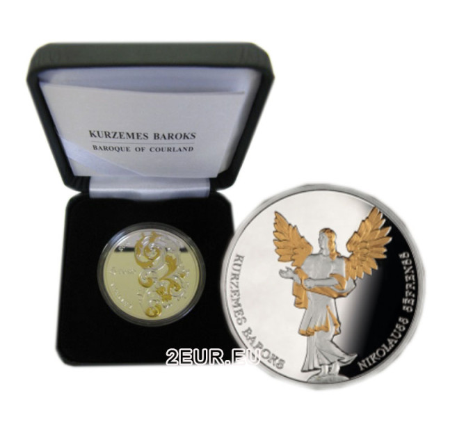 Latvia 5 euro silver proof 2014 - Baroque of Courland