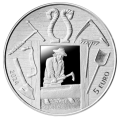 Latvia 5 euro silver proof 2024 - Across the Times
