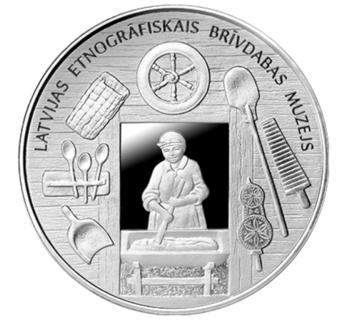 Latvia 5 euro silver proof 2024 - Across the Times