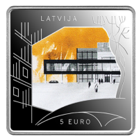Läti 5 euro hõbe proof 2024 - Ehitamata ehitamine