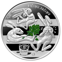 Läti 5 euro hõbe proof 2024 - Lapsepõlve rõõm