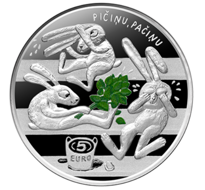 Latvia 5 euro silver proof 2024 - Childhood Joy