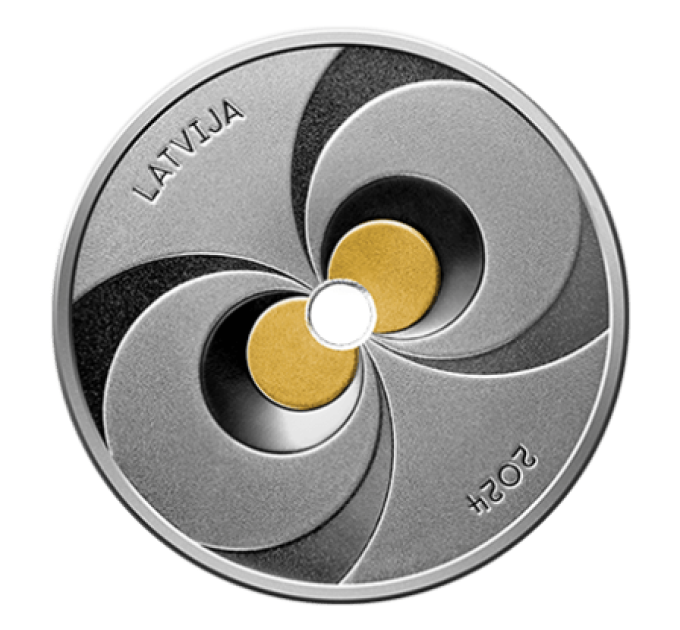 Latvia 5 euro silver proof 2024 - Energy Coin