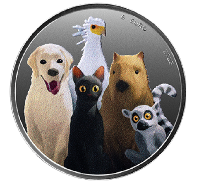 Latvia 5 euro silver proof 2025 - Flow