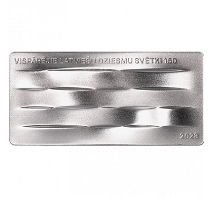 Latvia 5 euro silver proof 2023 - The song is delightful
