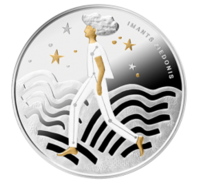 Latvia 5 euro silver proof 2023 - Imants Ziedonis - Stardus