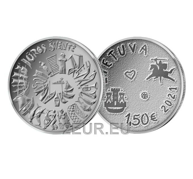 Lithuania 1.5 euro UNC 2021 - Sea Festival