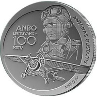 Leedu 1,5 eurot UNC 2025 - ANBO lennukid - 100 aastat