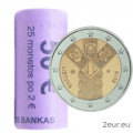 Lithuania 2 euro UNC roll 2018 - 100th Anniversary of the Independence of the Baltic States