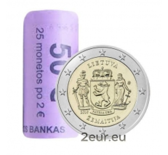 Lithuania 2 euro UNC roll 2019 - Zemaitija