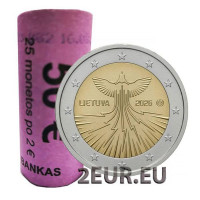 Leedu 2 eurot UNC rulli 2026 – Leedu energiasõltumatus