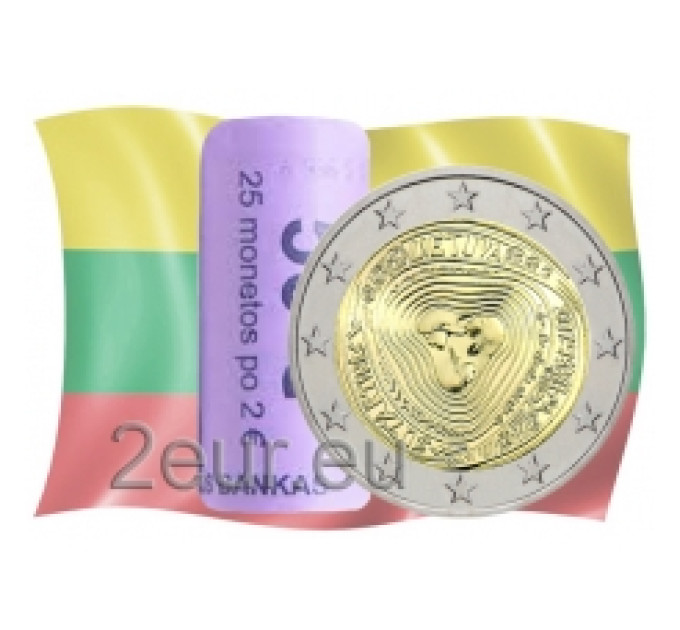Lithuania 2 euro UNC roll 2019 - Lithuanian Polyphonic Songs