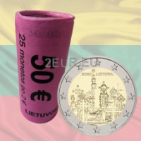 Leedu 2 eurot UNC rulli 2020 - Ristimägi
