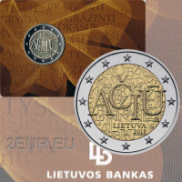 Leedu 2 eurot BU 2015 - Leedu keel  