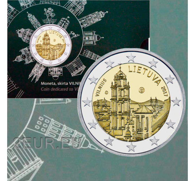 Lithuania 2 euro BU 2017 - Vilnius