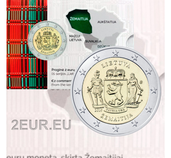 Lithuania 2 euro BU 2019 - Zemaitija