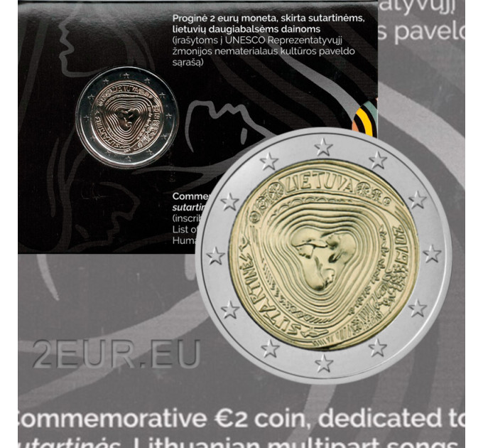 Lithuania 2 euro BU 2019 - Sutartines