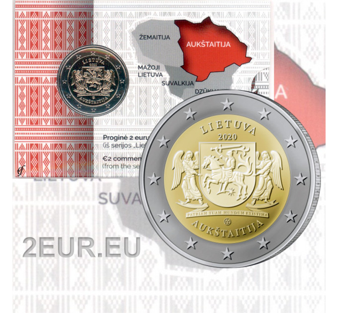 Lithuania 2 euro BU 2020 - Aukštaitija