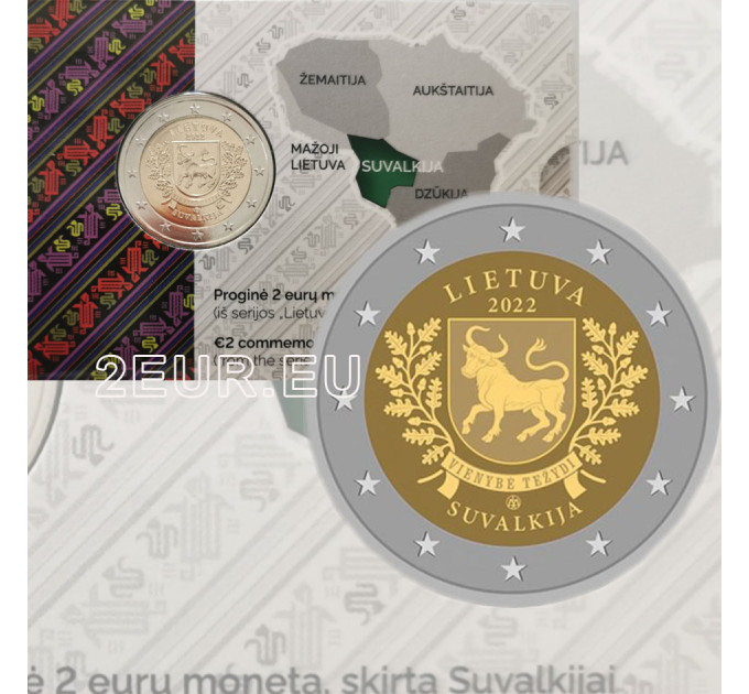 Lithuania 2 euro BU 2022 - Suvalkija