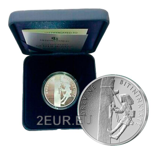 Lithuania 10 euro silver proof 2020 - Beekeeping