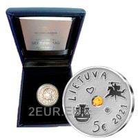 Leedu 5 euro hõbe proof 2021 – Merefestival