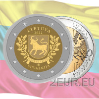 Leedu 2 eurot UNC 2022 - Suvalkija