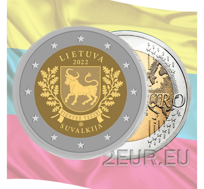 Lithuania 2 euro UNC 2022 - Suvalkija