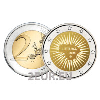 Leedu 2 eurot UNC 2025 – Pühendatud kaitsele