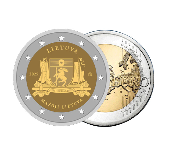 Lithuania 2 euro UNC 2025 - Lithuania Minor