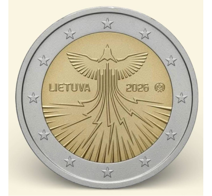 Lithuania 2 euro UNC 2026 - Energy independence of Lithuania