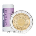 Luxembourg 2 euro UNC roll 2012 - 10 Years of Euro