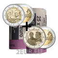 Luxembourg 2 euro UNC roll 2021 - 100th anniversary of the birth of Grand Duke Jean